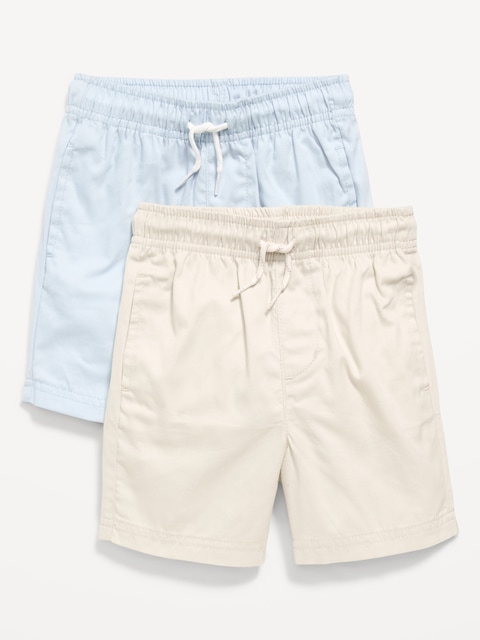 Loose Twill Dock Shorts 2-Pack for Toddler Boys