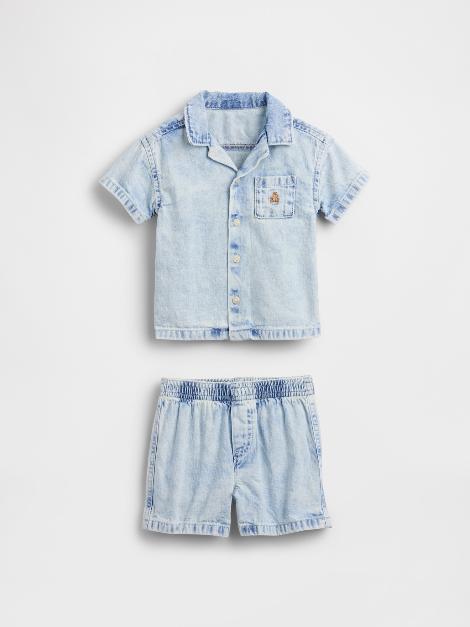 ENSEMBLE EN DENIM POUR BÉBÉ