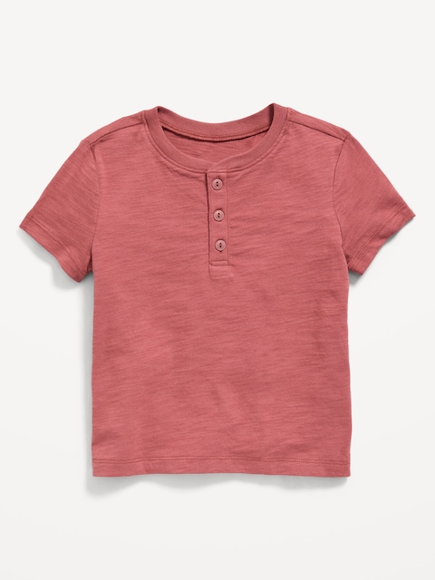 Short-Sleeve Henley T-Shirt for Toddler Boys