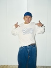 Gap&times;SDP アーチロゴ ロングスリーブTシャツ-2