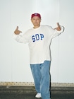 Gap&times;SDP アーチロゴ ロングスリーブTシャツ-2