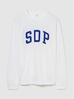 Gap&times;SDP アーチロゴ ロングスリーブTシャツ-0