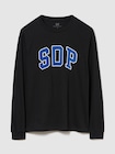 Gap&times;SDP アーチロゴ ロングスリーブTシャツ-0