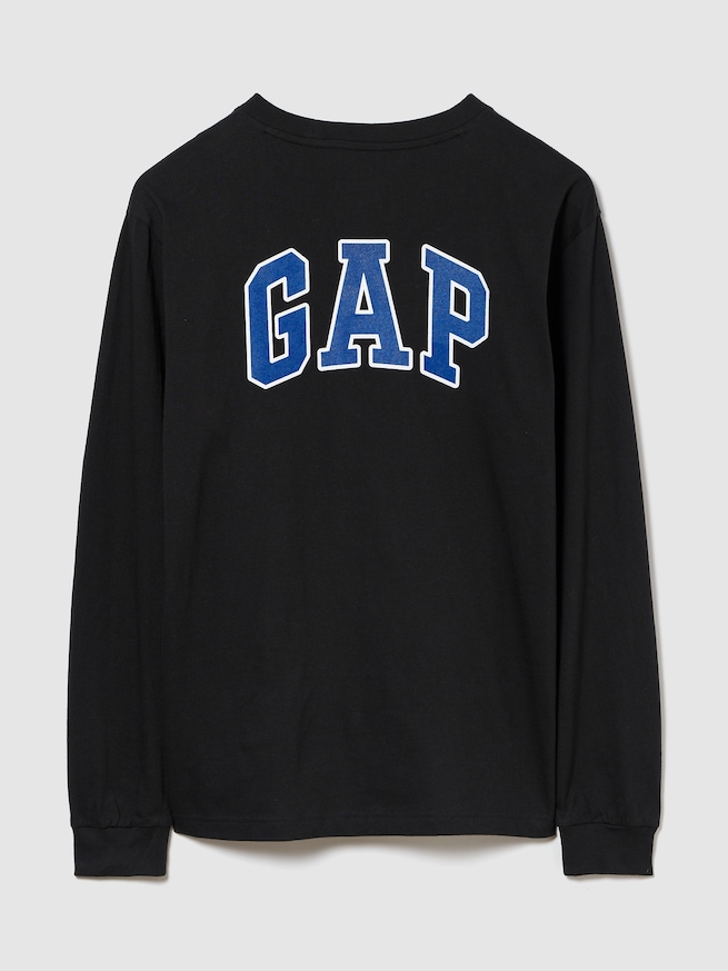Gap&times;SDP アーチロゴ ロングスリーブTシャツ-3