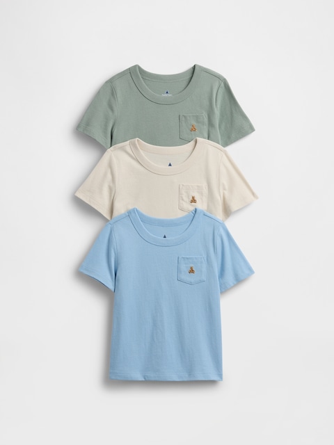 Baby & Toddler Mix & Match Pocket T-Shirt (3-Pack)