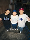 Gap&times;SDP アーチロゴ ロングスリーブTシャツ-4