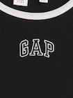 GAPロゴ リブ リンガーTシャツ (キッズ)-3