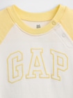 オーガニックコットン GAPロゴ ラグランスリーブ ボディスーツ (ベビー)-2