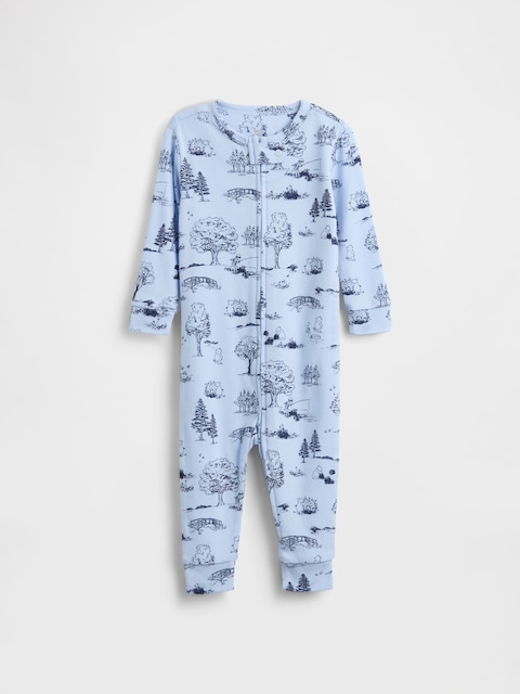 Baby Winnie The Pooh Organic Cotton One-Piece