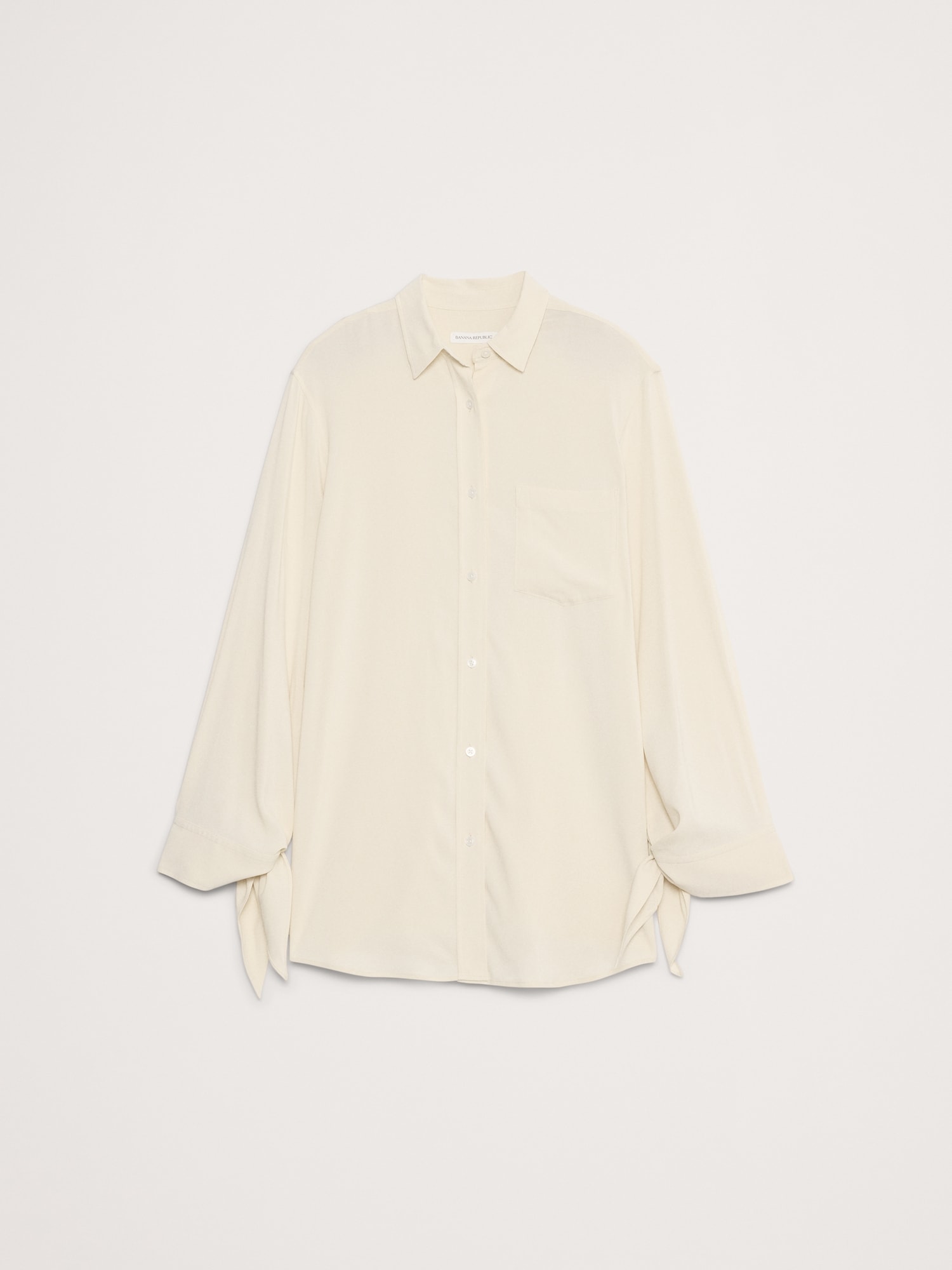 ジョーゼット タイカフ シャツ-3