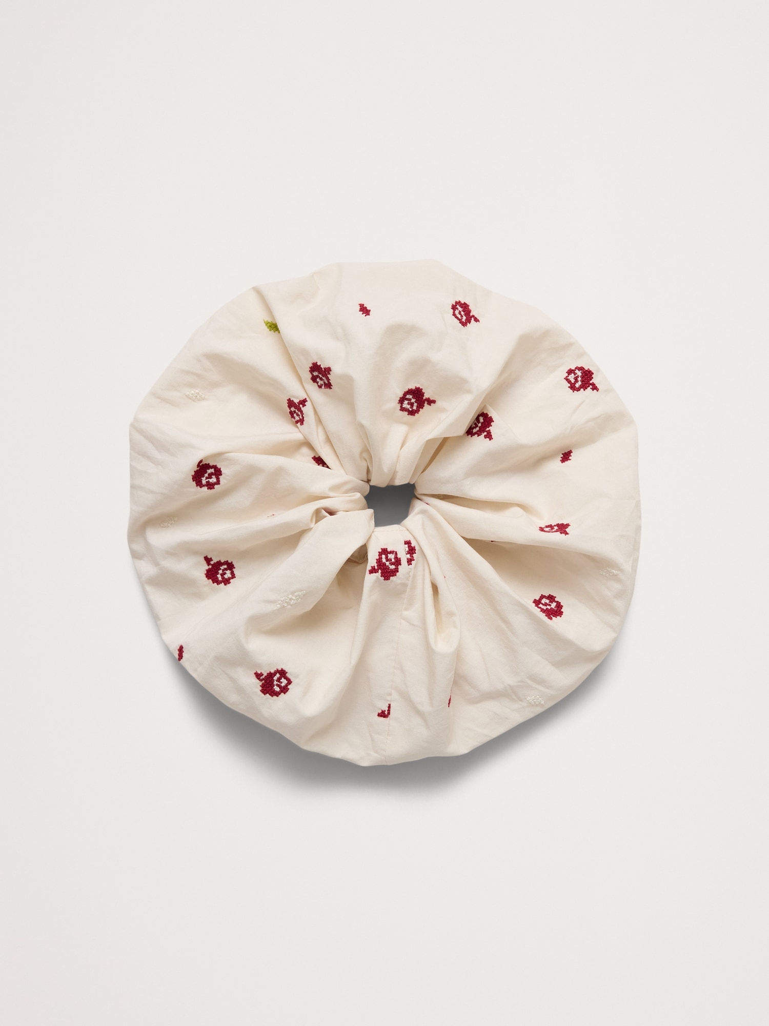 コットン ヘア シュシュ-0