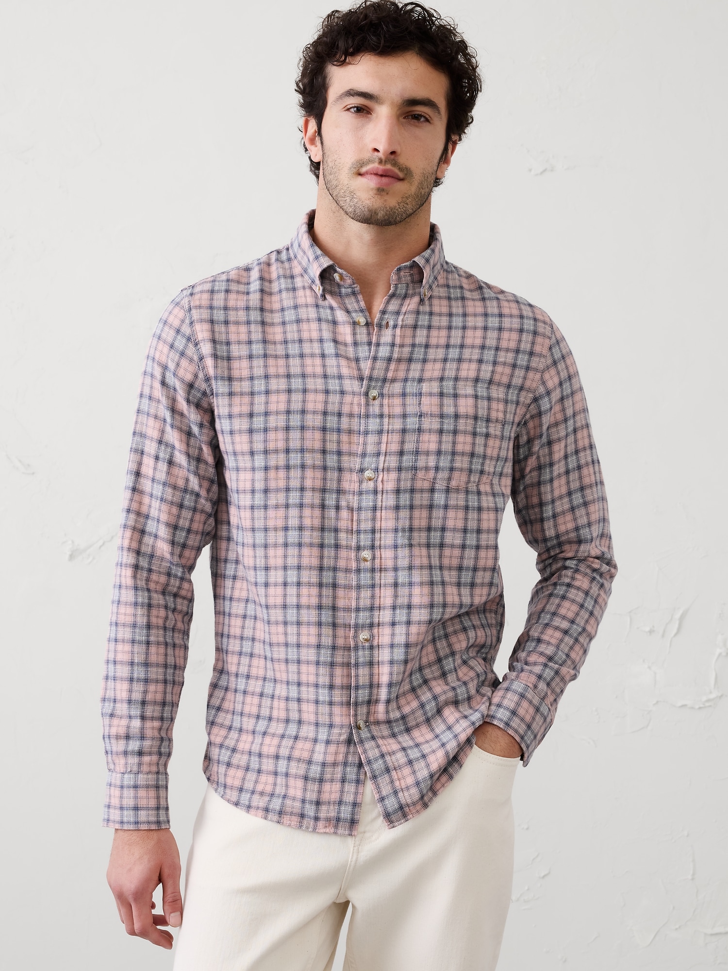 Slim-Fit Textured Shirt