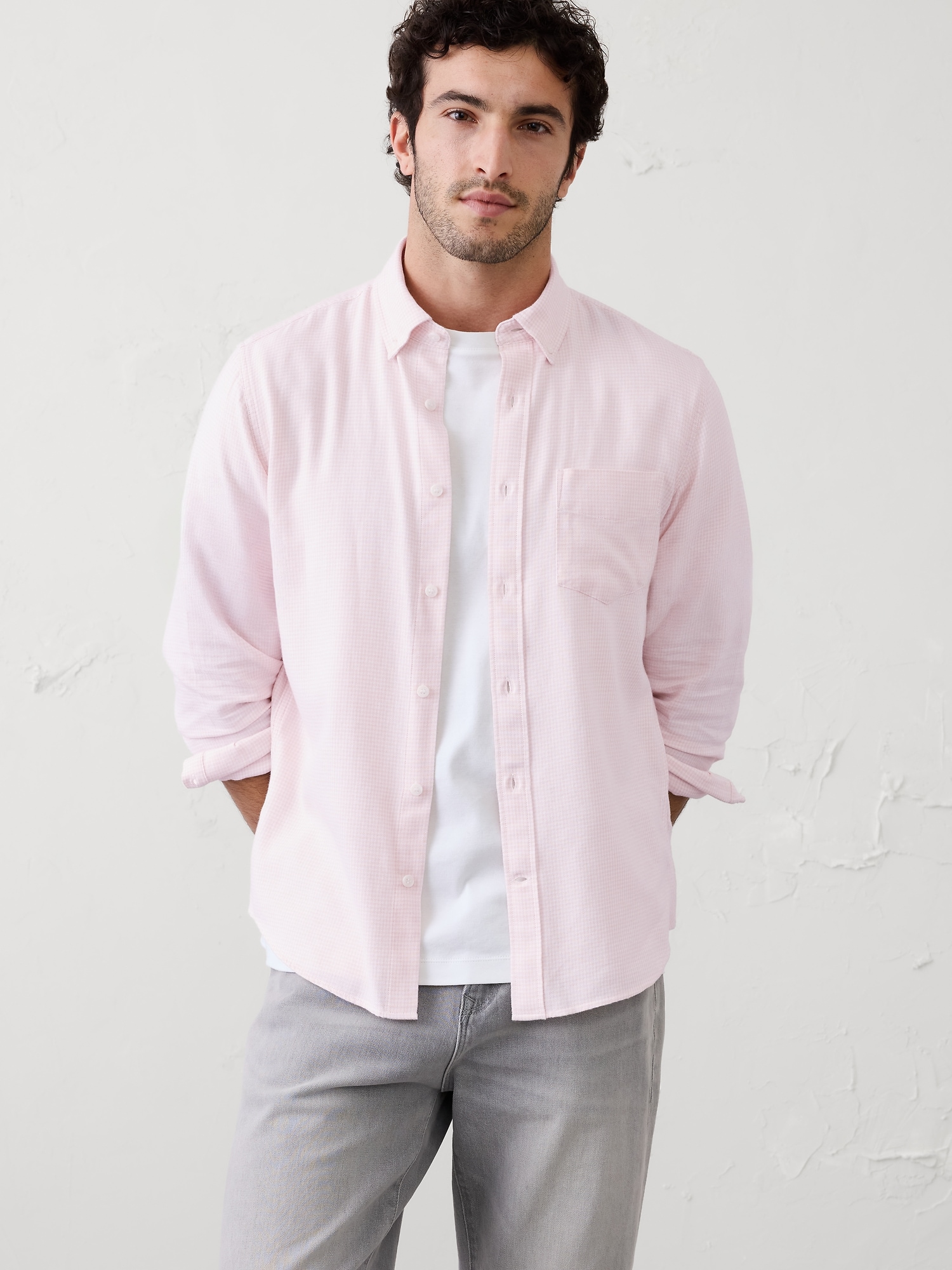 Slim-Fit Textured Shirt