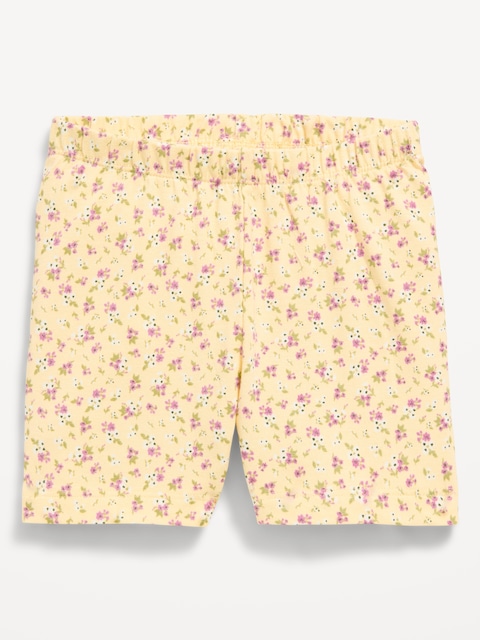 Printed Biker Shorts for Toddler Girls
