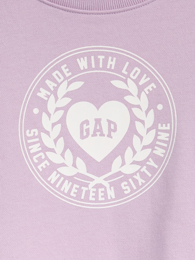 ヴィンテージソフト フレンチテリー GAPロゴ ミニスカート・スコートセット (幼児・ベビー)-3