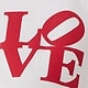 ロバート・インディアナ LOVE クロップドTシャツ