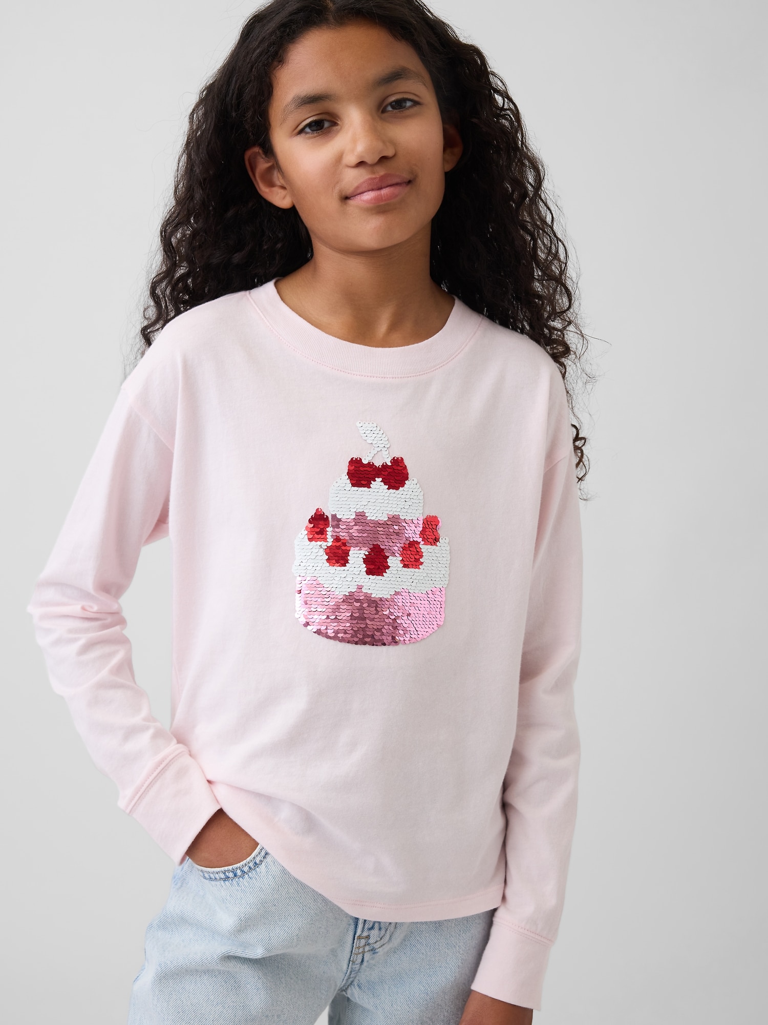 リラックスフィット グラフィックTシャツ (キッズ)-0