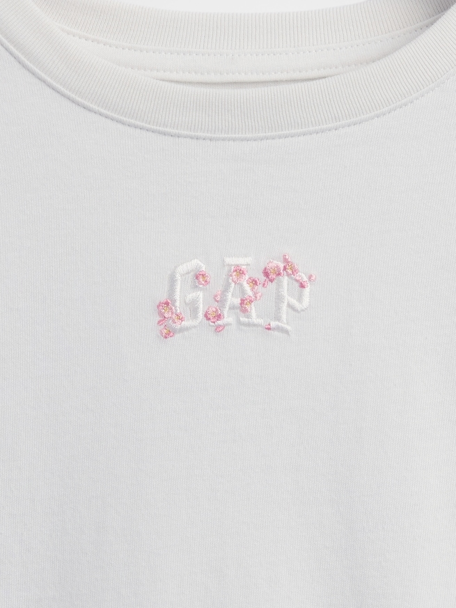 オーバーサイズ SAKURA GAPロゴTシャツ (キッズ)-3