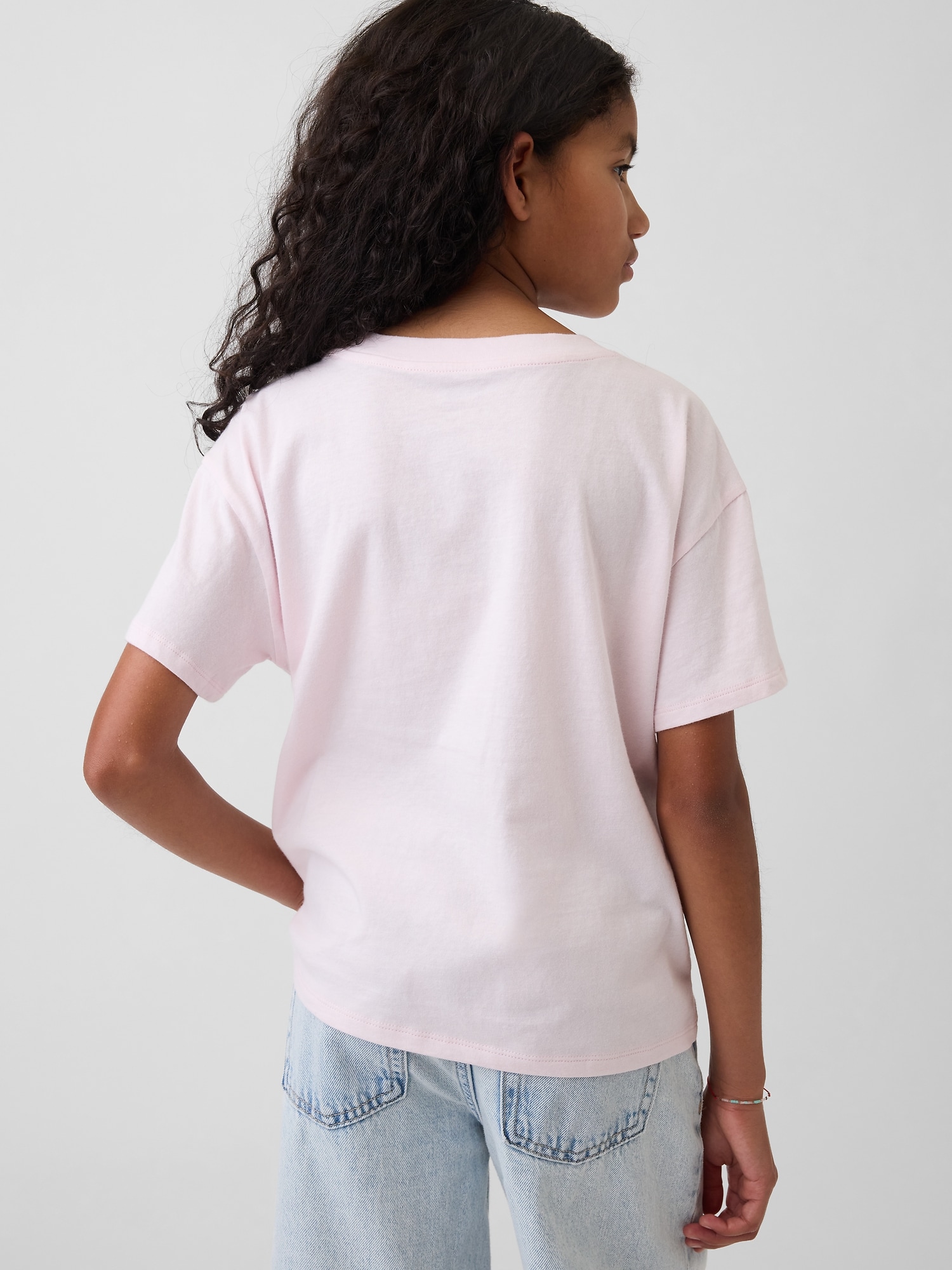 オーバーサイズ フリッピースパンコール グラフィックTシャツ-2