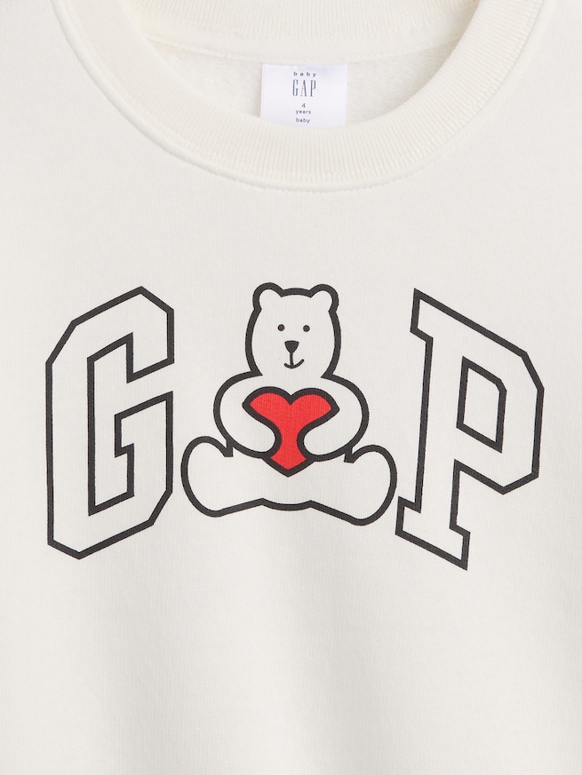 babyGap GAPロゴ リラックスフィット  クルーネック スウェットシャツ-2