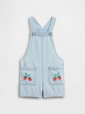 babyGap リラックスフィット デニムショートオール