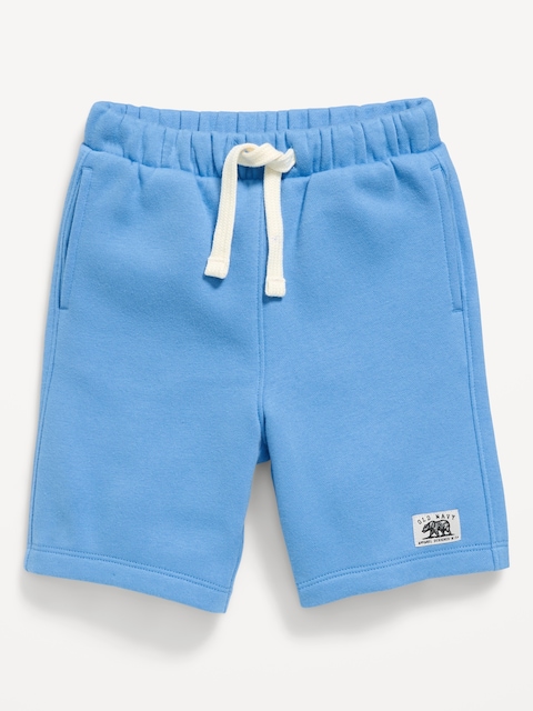 Logo-Graphic Fleece Jogger Shorts for Toddler Boys