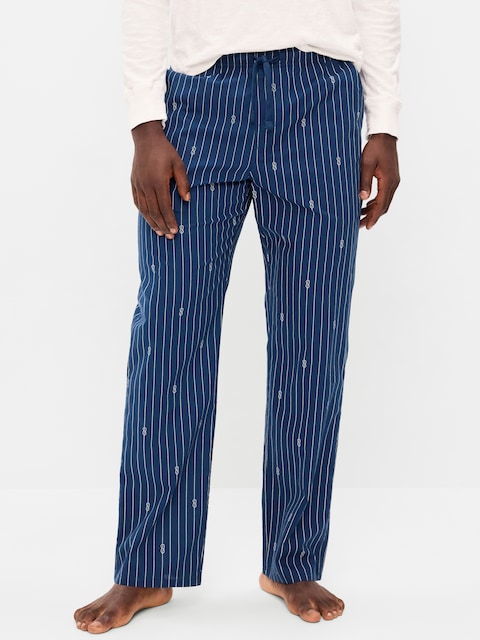 PANTALON DE PYJAMA EN POPELINE
