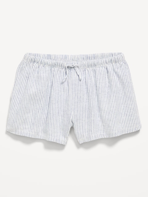 Linen-Blend Shorts for Girls