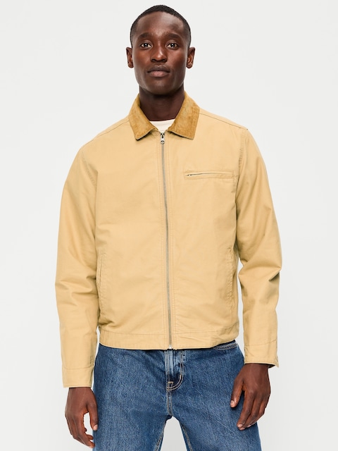 VESTE CAMPAGNARDE COURTE EN TOILE