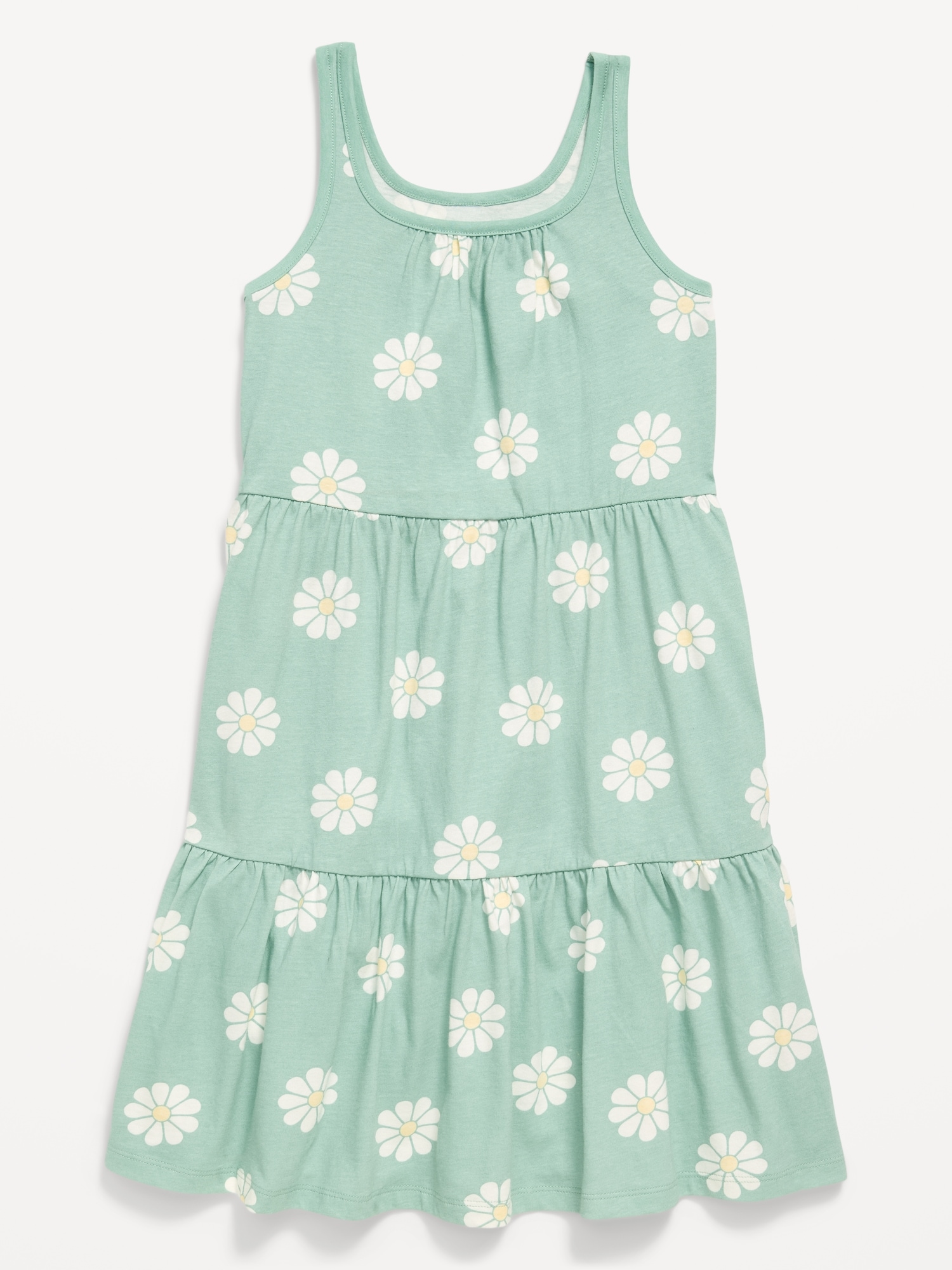 ROBE AJUSTÉE ET ÉVASÉE SANS MANCHES À MOTIF POUR FILLE