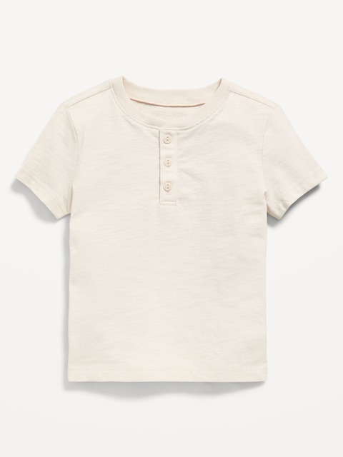 Short-Sleeve Henley T-Shirt for Toddler Boys