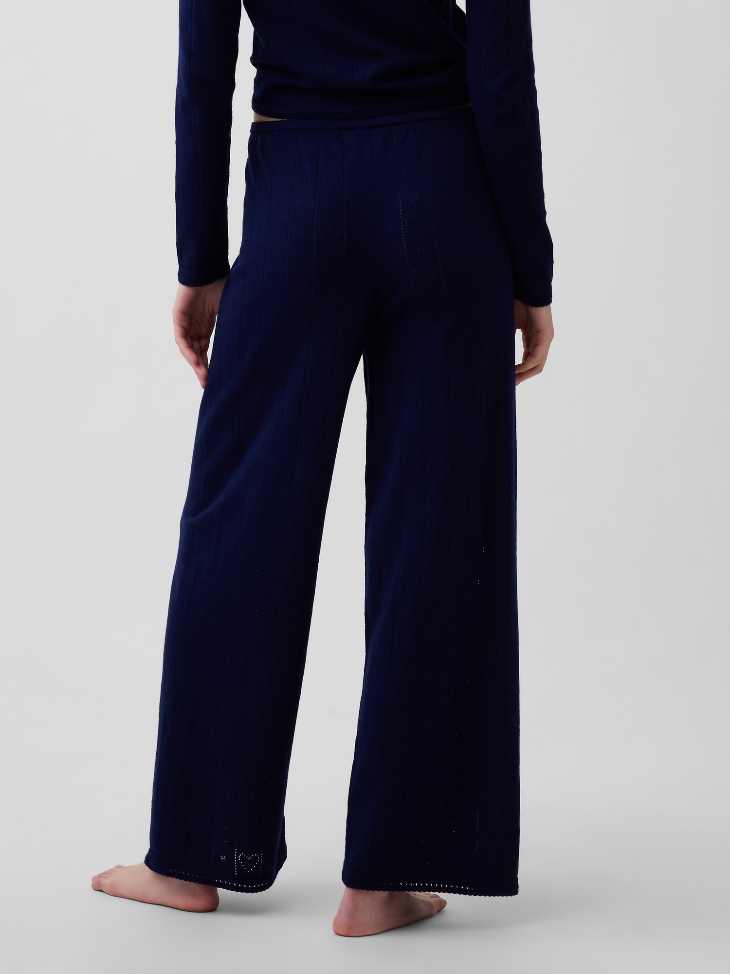 ライトウェイト CashSoft カシミヤタッチ ポインテール ハートパジャマパンツ-3