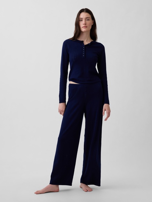 ライトウェイト CashSoft カシミヤタッチ ポインテール ハートパジャマパンツ