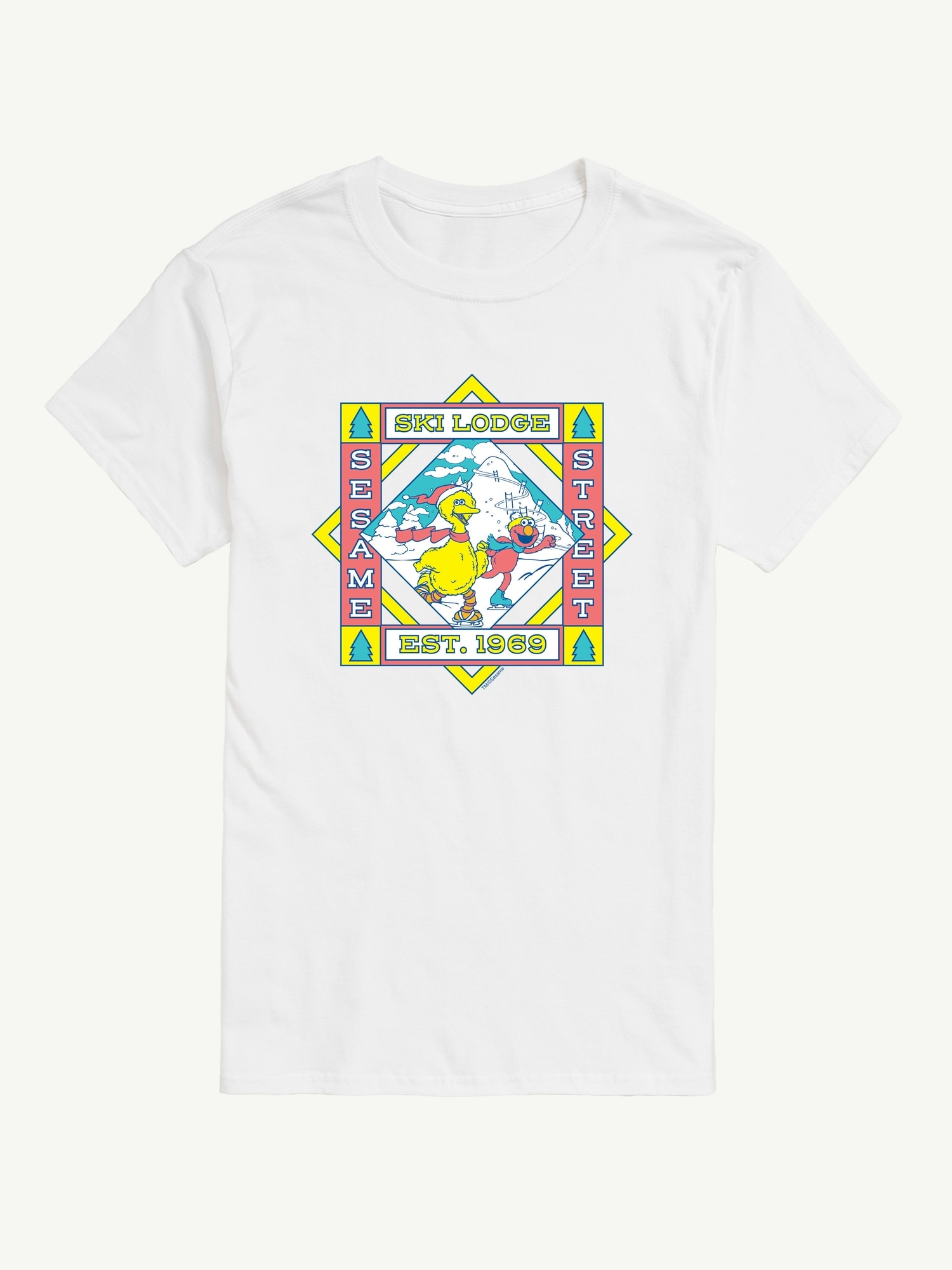 Sesame Street Ski Lodge Short Sleeve Graphic Tee