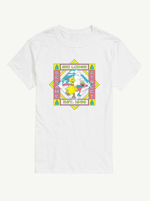 Sesame Street Ski Lodge Short Sleeve Graphic Tee