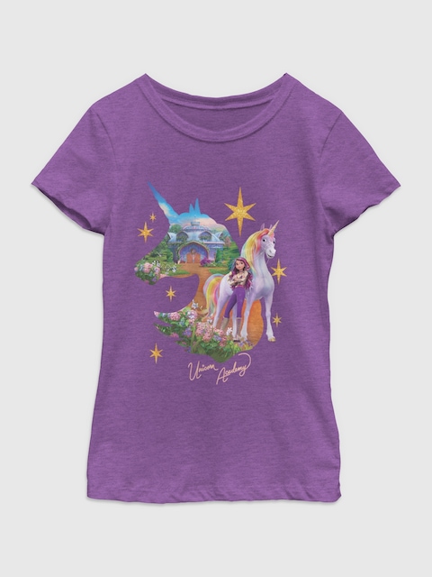 Unicorn Academy Sophia Wildstar Graphic T-Shirt For Girls