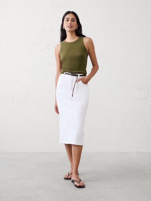 Ribbed Racer Tank