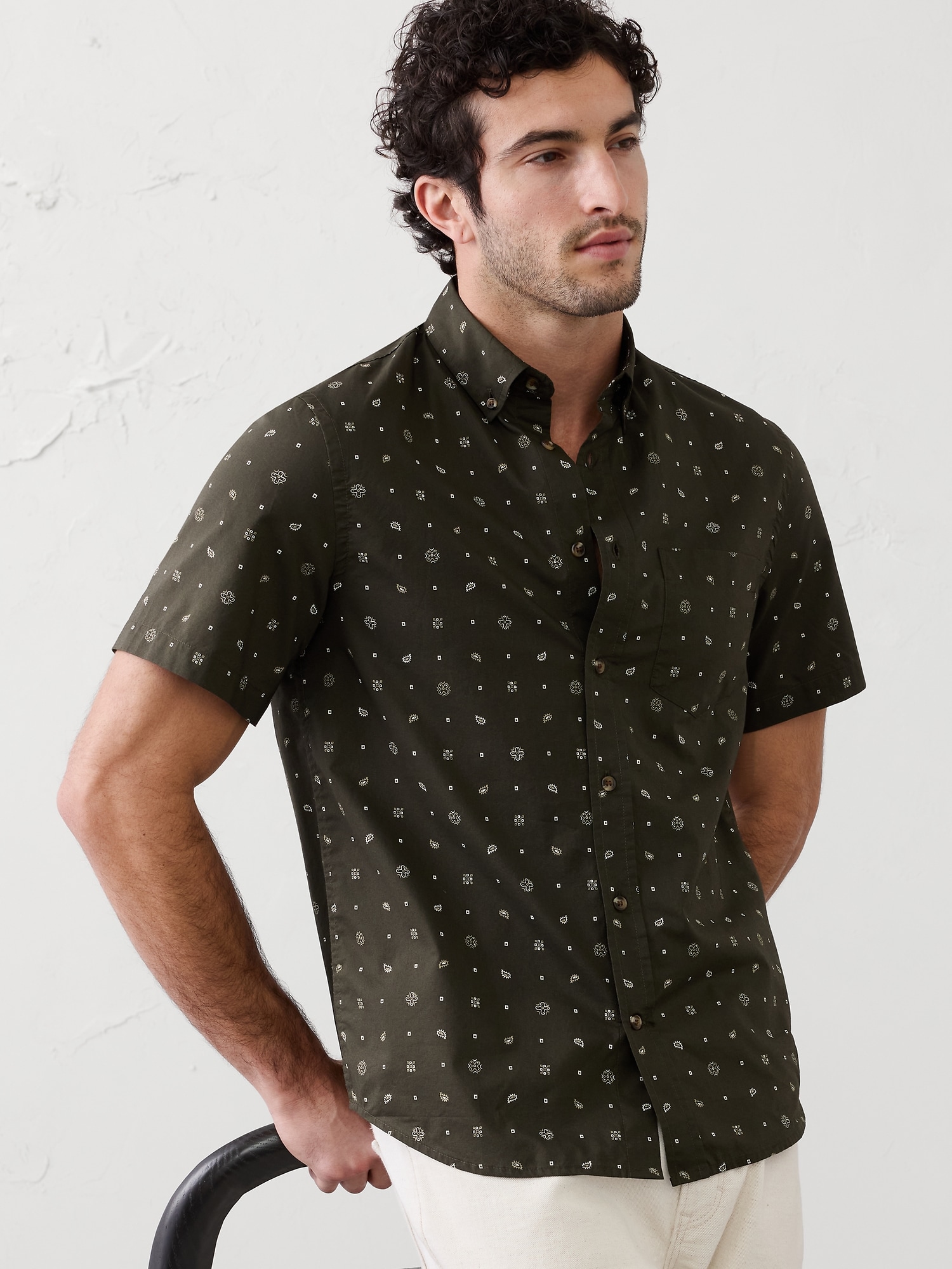 Slim-Fit Softwash Cotton Shirt