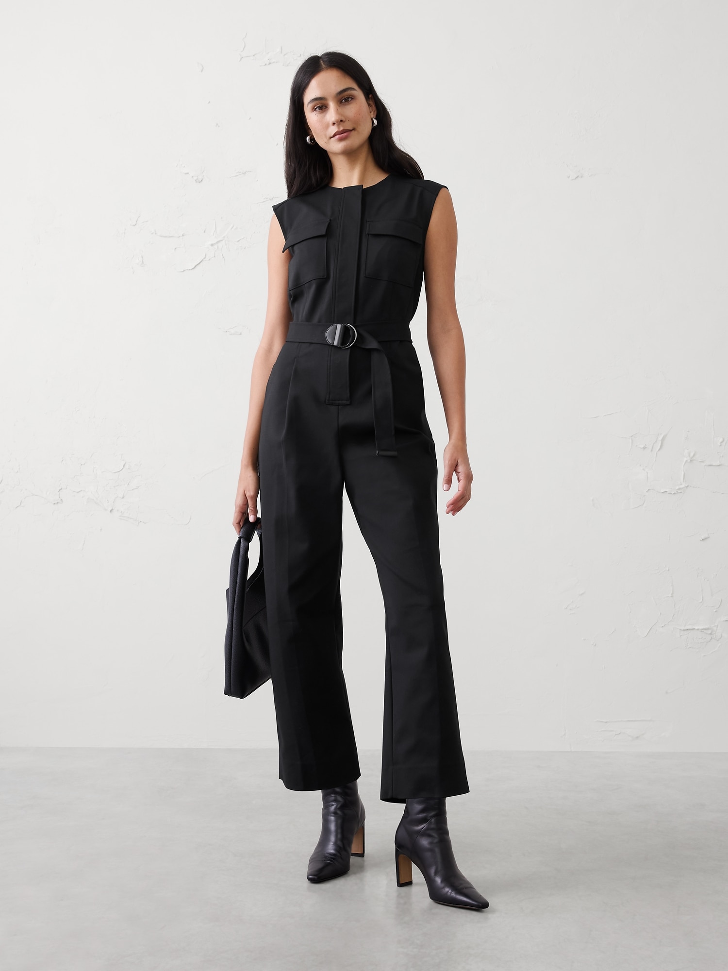 Utility Sateen Jumpsuit