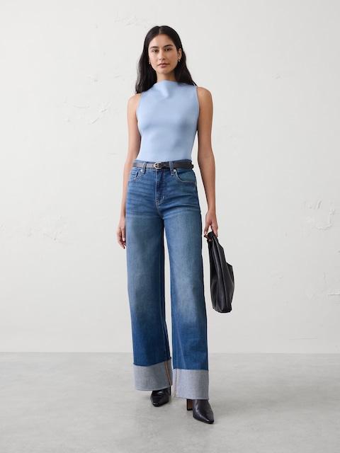 Soft Touch High-Neck Top