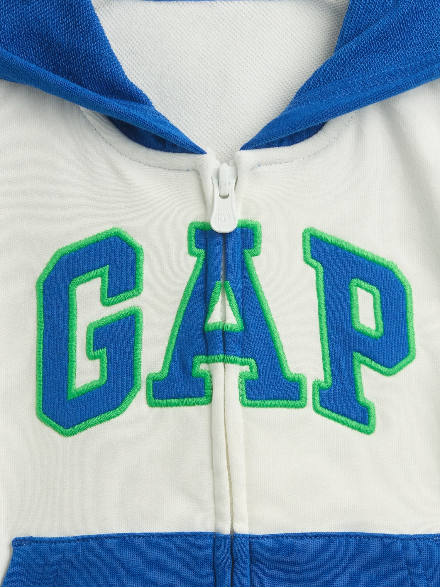 babyGap リラックスフィット GAPロゴ フレンチテリー ジップアップパーカー-2