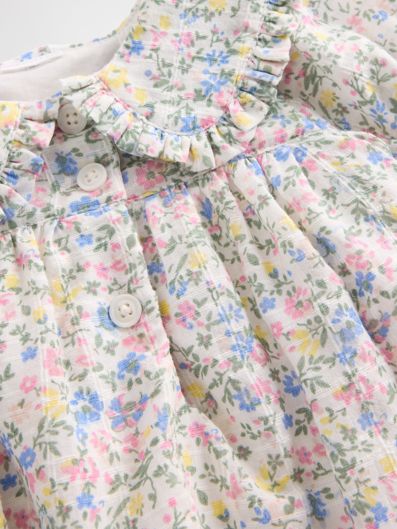 ラッフルフリル パフスリーブ コーデセット (ベビー)-2