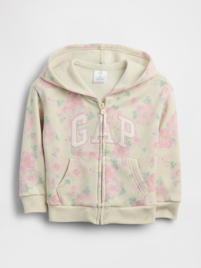 babyGap リラックスフィット GAPロゴ フレンチテリー ジップアップパーカー-0
