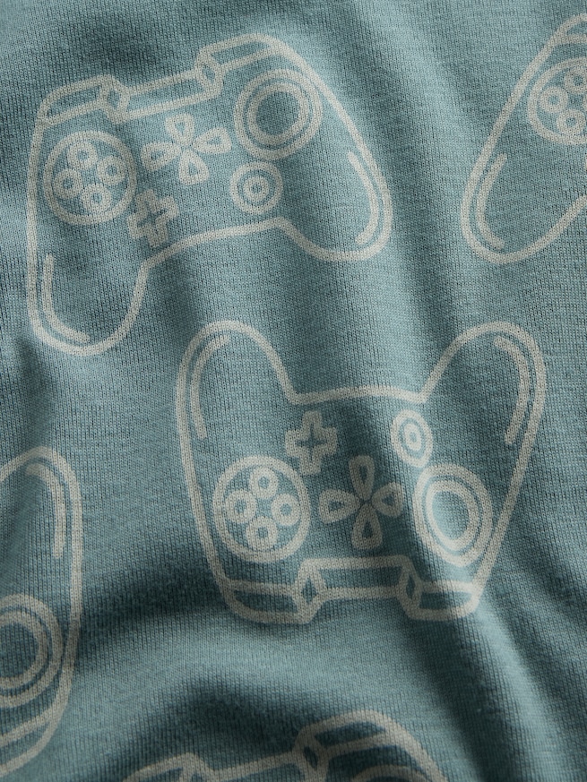 オーガニック ブラッシュドコットン パジャマセット (キッズ)-2