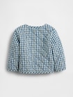 キルティング ギンガムチェック ジャケット (ベビー)-1