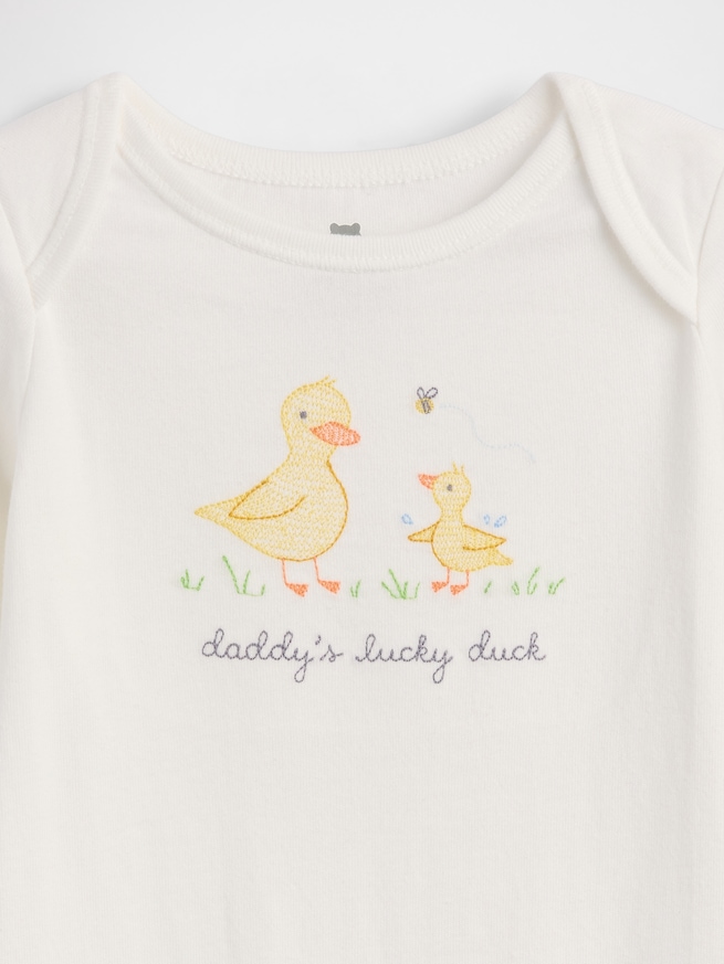 はじめてのお気に入り オーガニックコットン グラフィック ボディスーツ (ベビー)-2