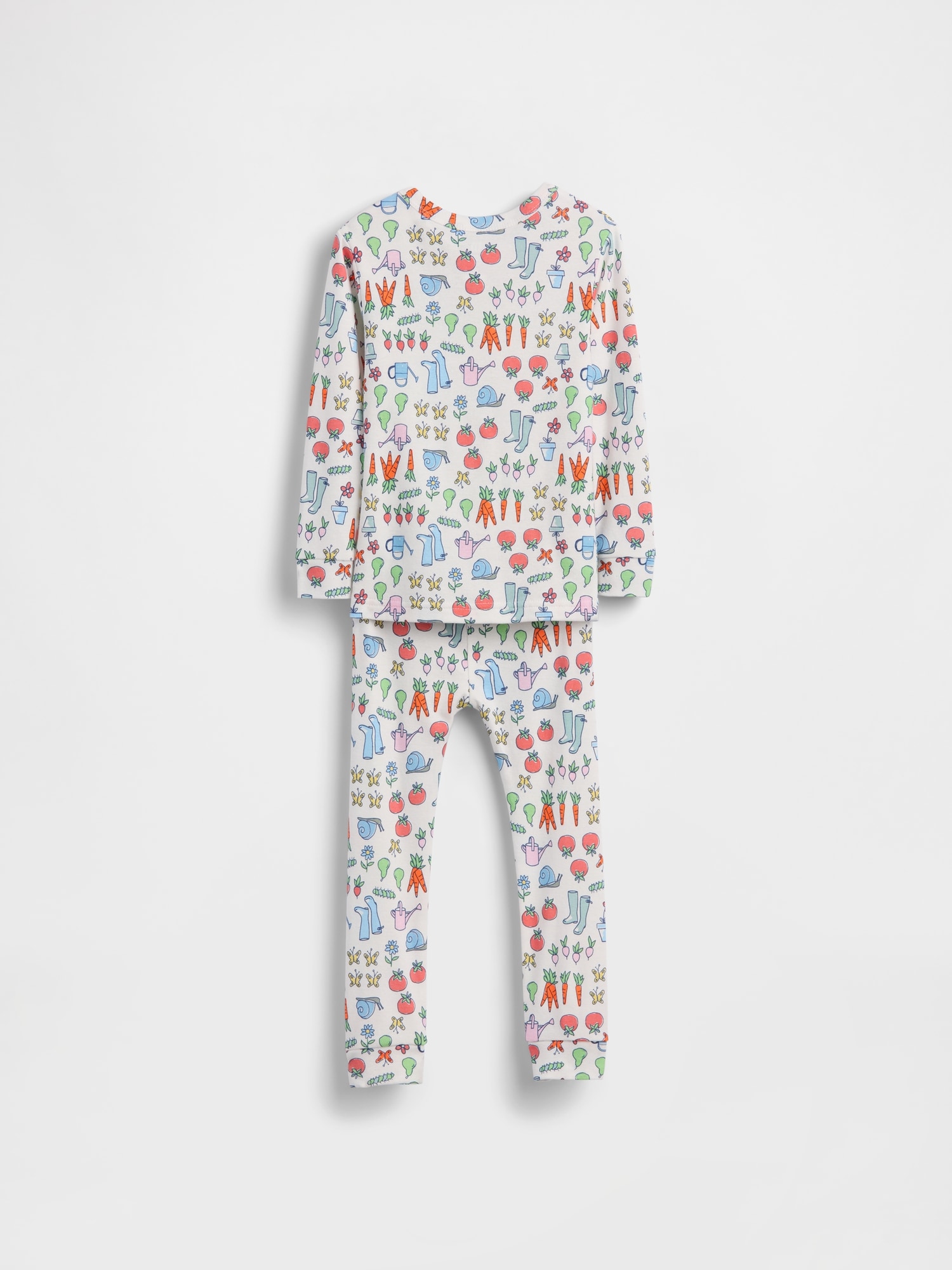 オーガニック ブラッシュドコットン パジャマセット (幼児・ベビー)-1