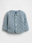 キルティング ギンガムチェック ジャケット (ベビー)-0