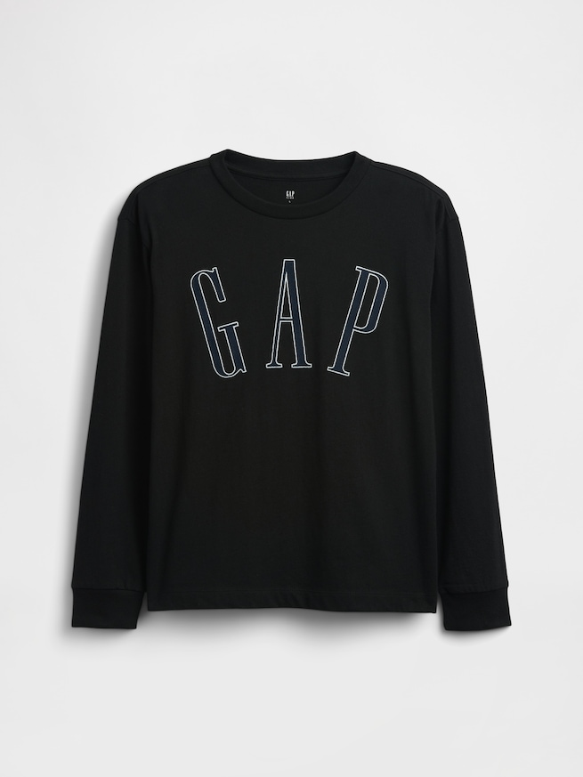 リラックスフィット GAPロゴTシャツ (キッズ)-0