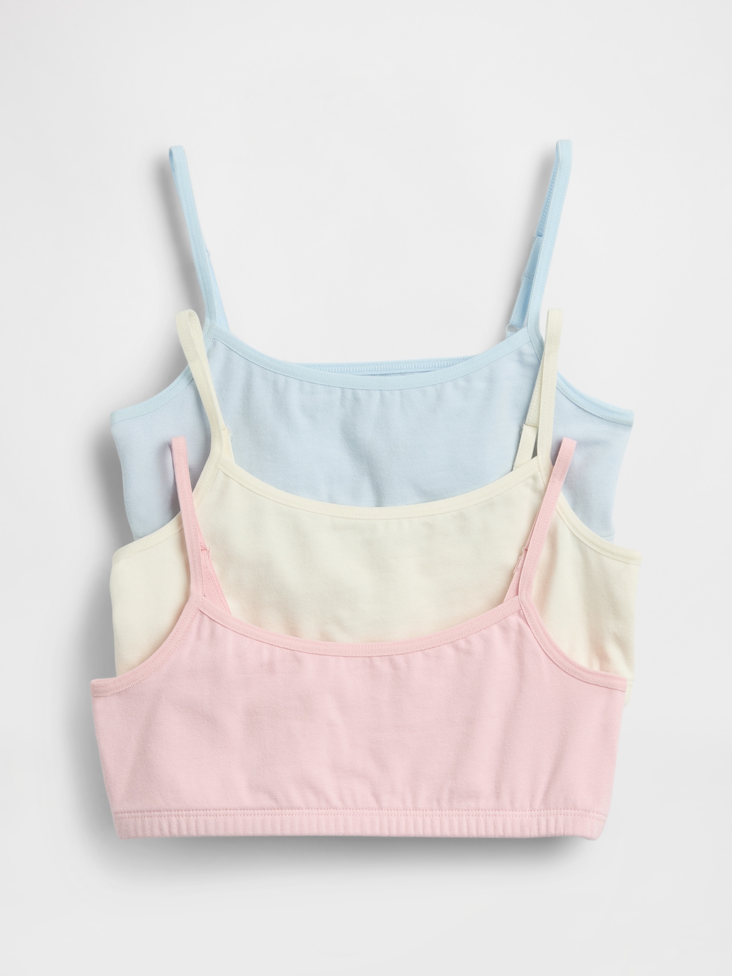 SOUTIEN-GORGE ESSENTIEL EN COTON BIOLOGIQUE EXTENSIBLE POUR ENFANT (PAQUET DE 3)